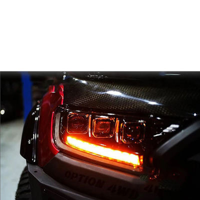 6000K 3 Len Projector Headlight Tail Light Untuk Ford Ranger T7 T8