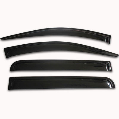 4x4 Plastik Truk Skid Plate Hitam Mobil Hujan Sun Door Window Visor