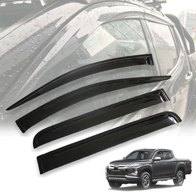 4x4 Plastik Truk Skid Plate Hitam Mobil Hujan Sun Door Window Visor