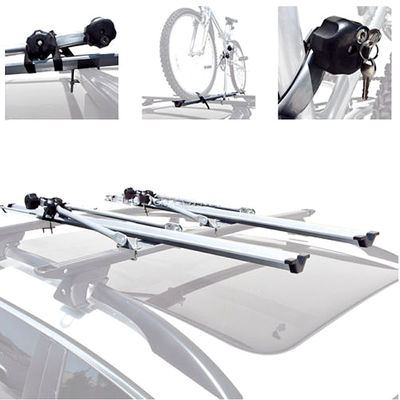Removable Foldable Aluminium Car Roof Rack Sepeda Sepeda Kendaraan Kargo Rak