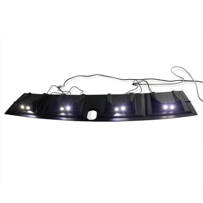 Aksesoris Mobil 4x4 Dengan Lampu Led Matte Black Top Cover Spoiler Atap Mobil Depan