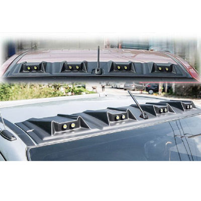 Matte Black Top Cover Depan Mobil Spoiler Light untuk Mitsubishi Triton L200 2019 2020 202