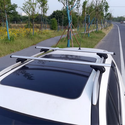Rel Rak Atap Mobil Paduan Aluminium yang Dapat Disesuaikan Untuk SUV Universal