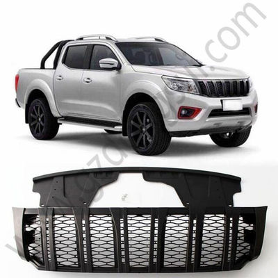 Ringan OEM ABS Plastik Hitam Grill Depan Mobil Untuk Nissan NP300