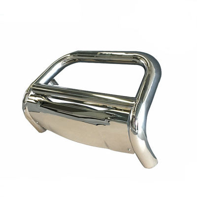 3 Inches 4x4 Truck Bull Bar U Type Stainless Steel Grille Guard Dengan Skid Plate Bull Bar