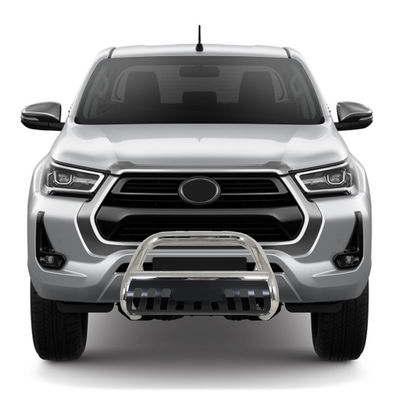 201 Stainless Steel Truck Bull Bar Untuk Toyota Hilux Vigo 2002-2014