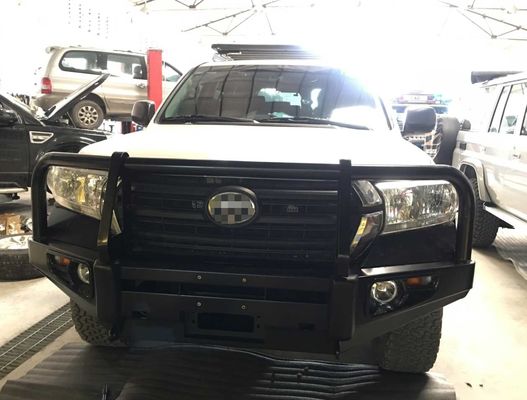 4x4 Aksesoris Pickup Truck Steel Power Coating Front Bumper Bull Bar Untuk Toyota Hilux LC79
