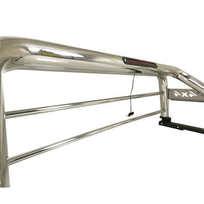 4x4 Auto Part 304 Stainless Steel Pickup Sports Roll Bar Aksesori Mobil Untuk Hilux Ranger Triton Navara