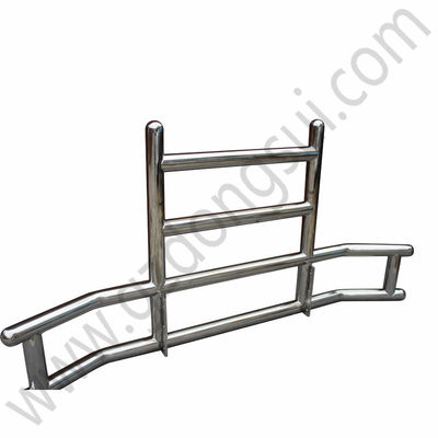 Dongsui Factory Tough North American Classic gaya Semi Truck Bumper Deer Guard Untuk Freightliner Cascadia Volvo Internasional Prostar Kenworth Peterbilt Mack Pinnacle