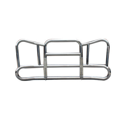 Luxurious 304 stainless steel berat truk bagian tubuh depan bumper Deer Guard untuk Cascadia For Volvo Kenworth