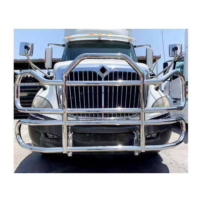Pabrik Dongsui Berkualitas tinggi Baru bergaya Amerika Utara Semi Truck Bumper Deer Guard Untuk Freightliner Cascadia Volvo International Prostar Kenworth Peterbilt Mack Pinnacle