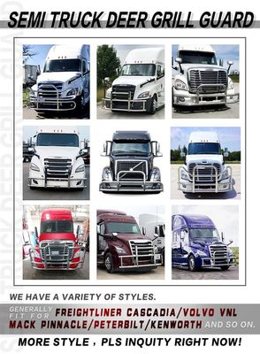Pelindung Rusa Bumper Truk Semi Gaya Klasik Pabrik Dongsui Untuk Freightliner Cascadia For Volvo International Prostar Kenworth Peterbilt Mack Pinnacle